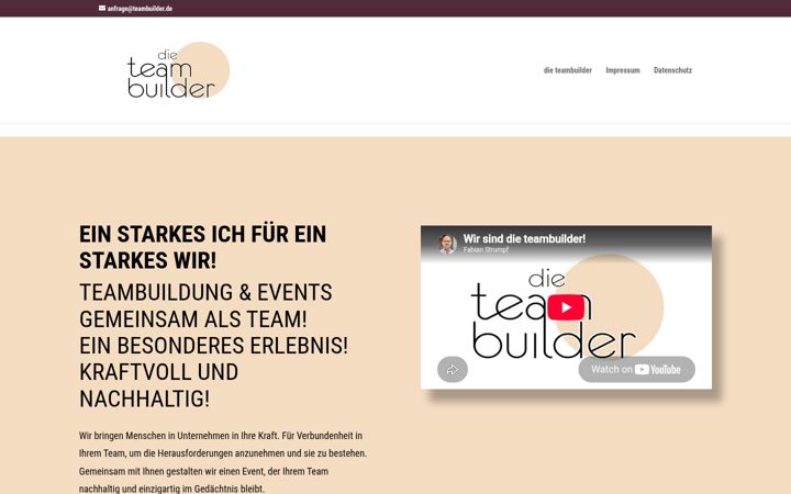 Screenshot of dieteambuilder.de