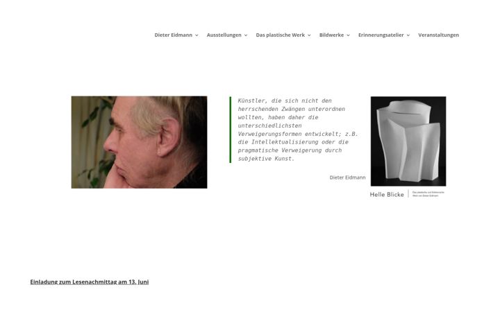 Screenshot of dieter-eidmann.de