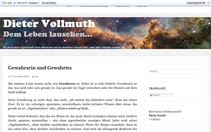 Screenshot of dieter-vollmuth.de