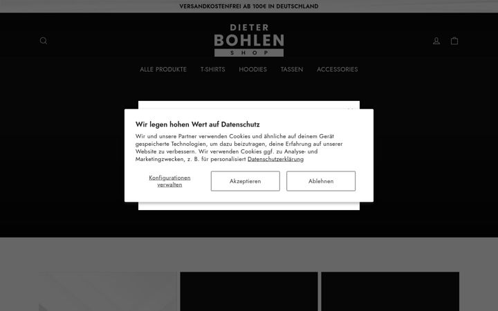 Screenshot of dieterbohlenshop.de