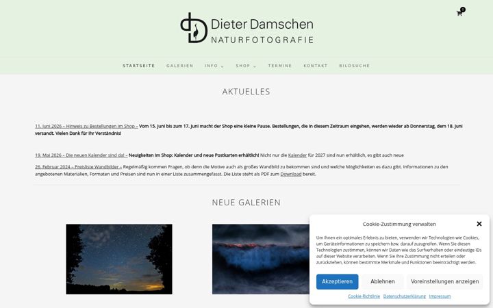 Screenshot of dieterdamschen.de