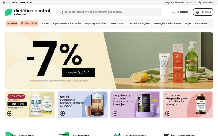 Screenshot of dieteticacentral.com