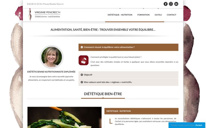 Ekrānuzņēmums no dietetique-nutrition-rennes.fr