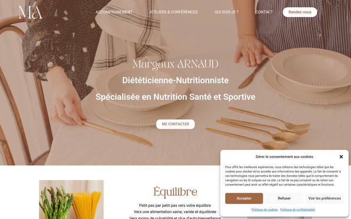 Ekrānuzņēmums no dietetique-positive.fr
