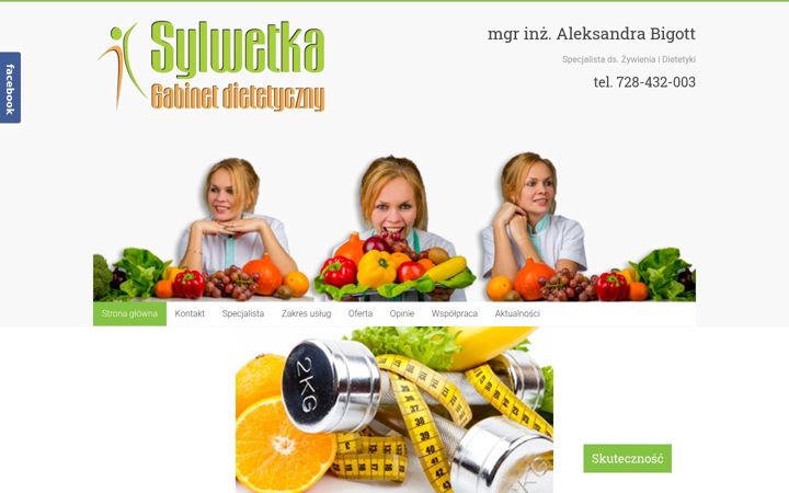 Screenshot di dietetyczkareda.pl