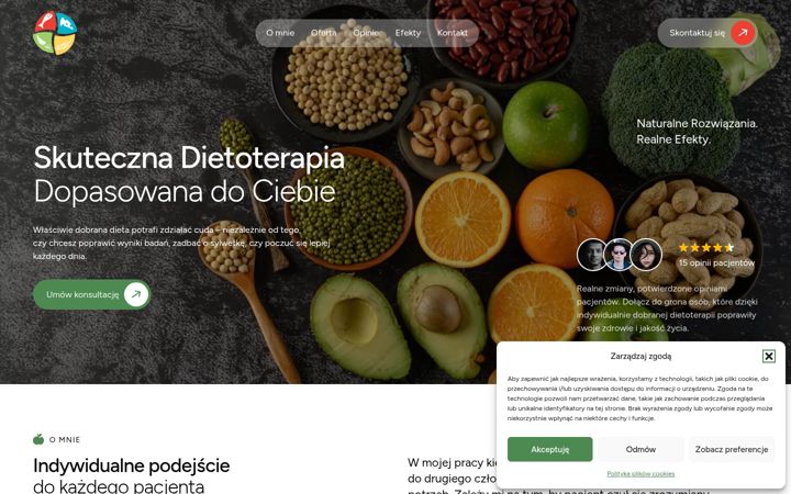 Screenshot di dietetycznaporadnia.pl