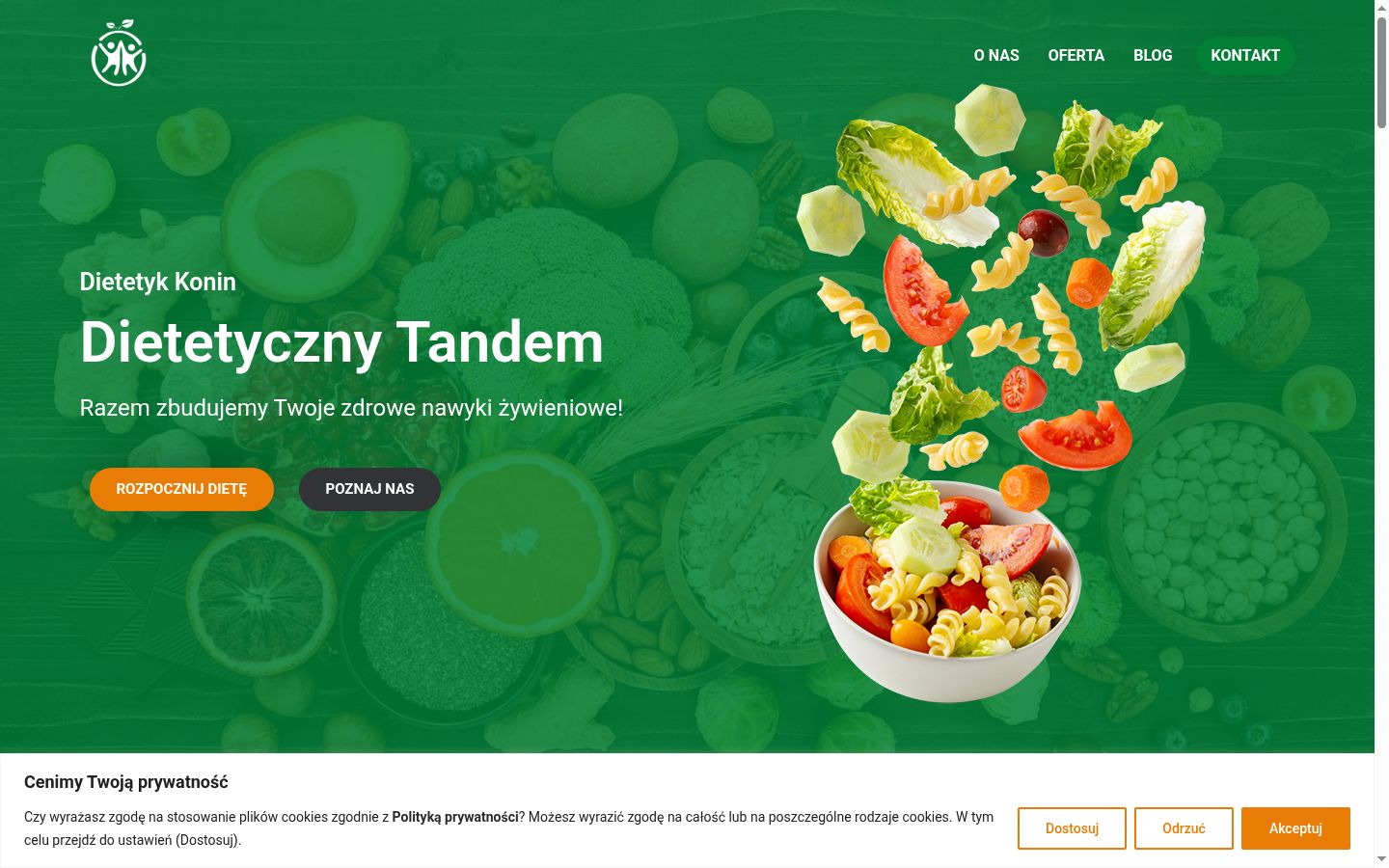 Snimka zaslona bannera za privolu prikazanog prije bilo kakve interakcije