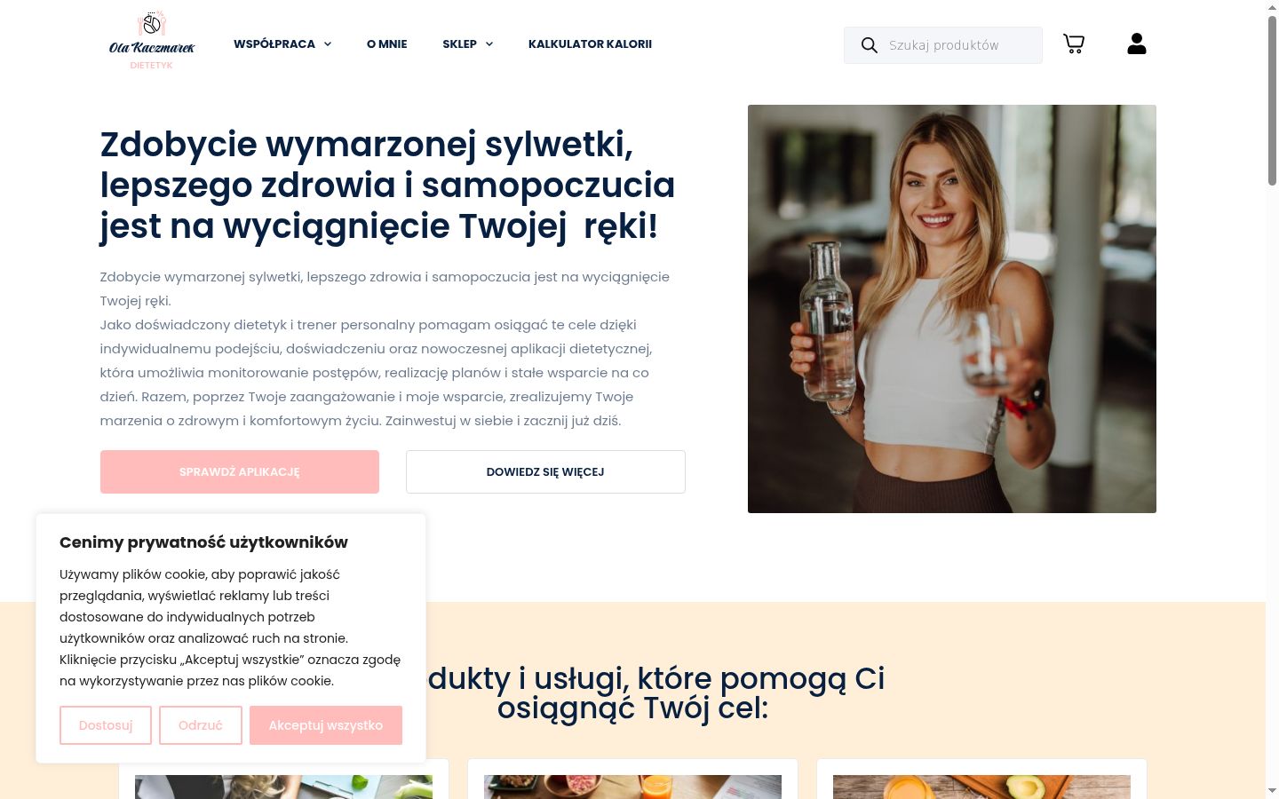 Snimka zaslona bannera za privolu prikazanog prije bilo kakve interakcije