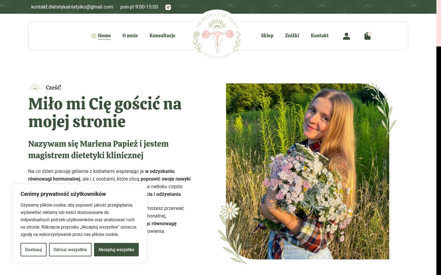 Snimka zaslona bannera za privolu prikazanog prije bilo kakve interakcije