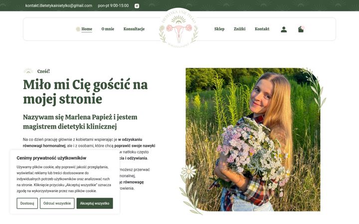 Snimka zaslona za dietetykainietylko.pl