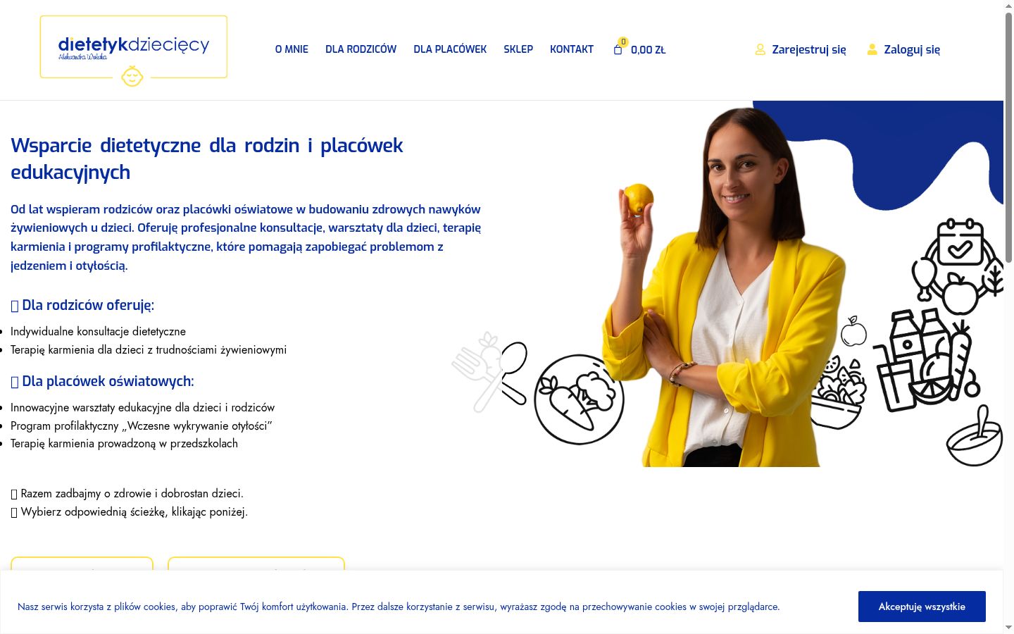 Snimka zaslona bannera za privolu prikazanog prije bilo kakve interakcije