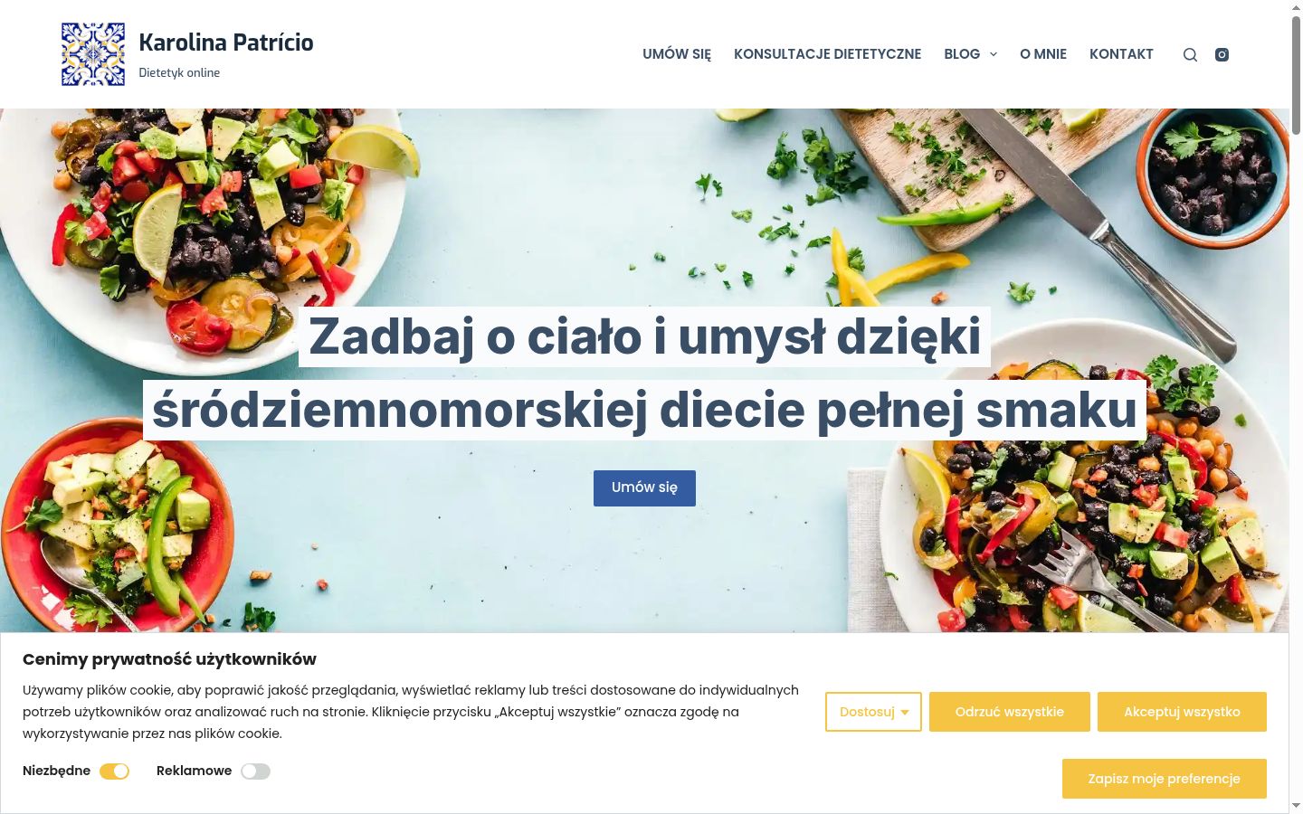 Captură de ecran a bannerului de consimțământ afișat înainte de orice interacțiune