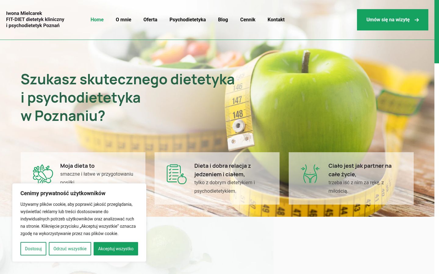 Snimka zaslona bannera za privolu prikazanog prije bilo kakve interakcije