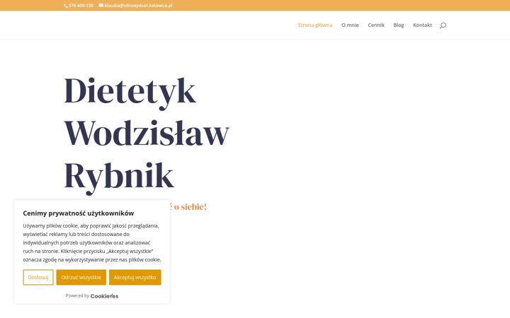 Snimka zaslona za dietetykwodzislaw.pl