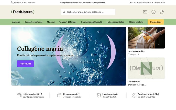 Screenshot of dieti-natura.com