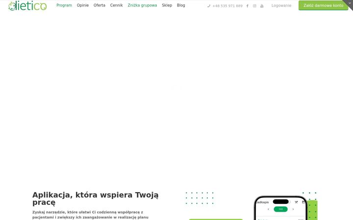 Snimka zaslona za dietico.pl