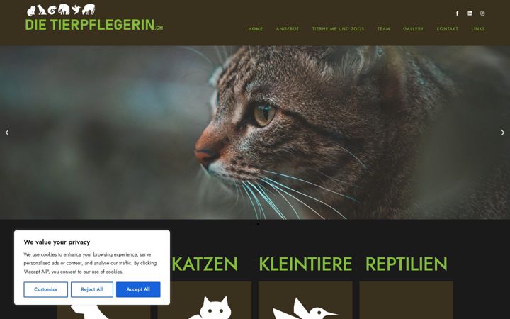 Screenshot of dietierpflegerin.ch
