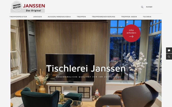 Screenshot of dietischlerei-janssen.de