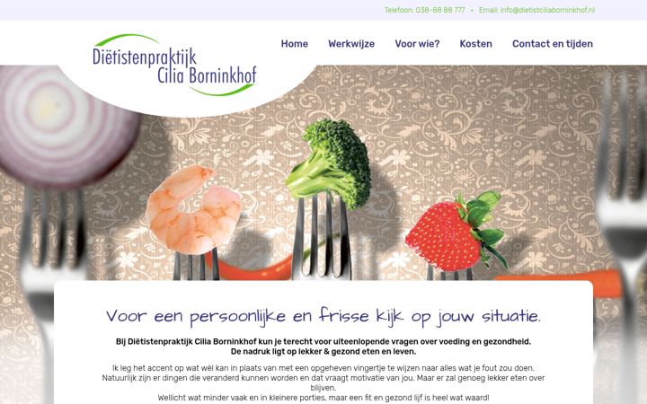 Screenshot του dietistciliaborninkhof.nl