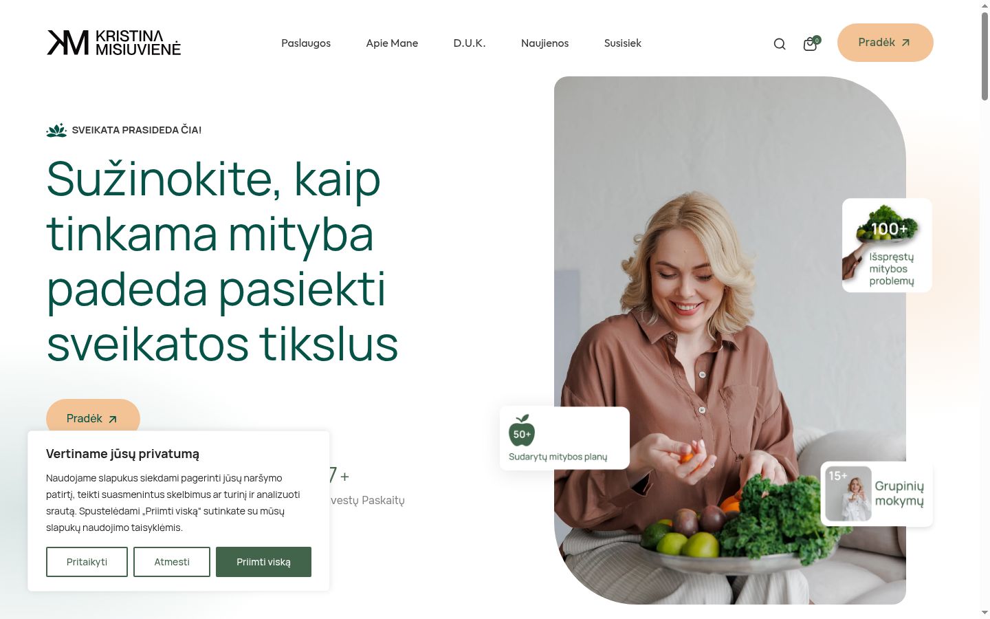 Screenshot van de toestemmingsbanner zoals getoond vóór enige interactie