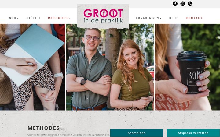 Screenshot του dietistepraktijklouisegroot.nl