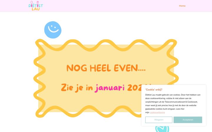 Screenshot του dietistlau.nl