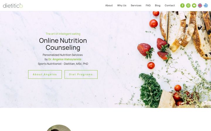 Screenshot of dietitico.com