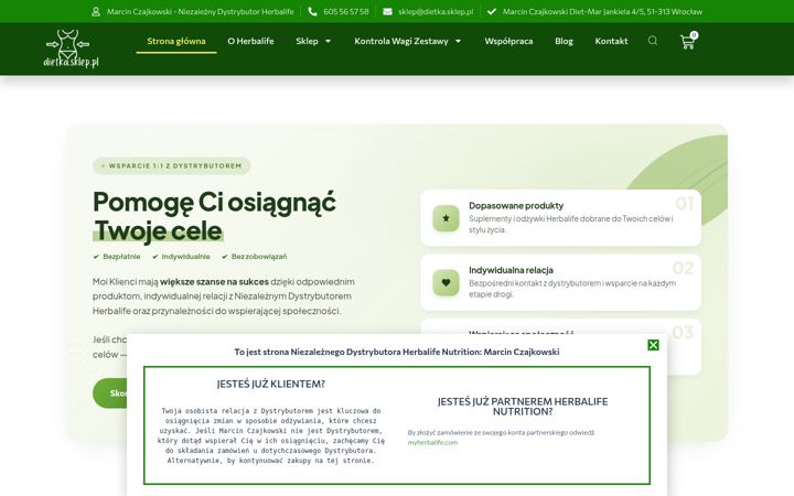 Snimka zaslona za dietka.sklep.pl