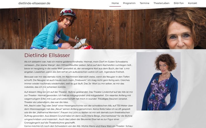 Skjámynd af dietlinde-ellsaesser.de