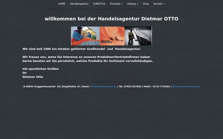 Screenshot of dietmarotto.de