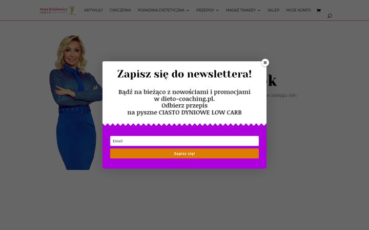 Екранна снимка на dieto-coaching.pl