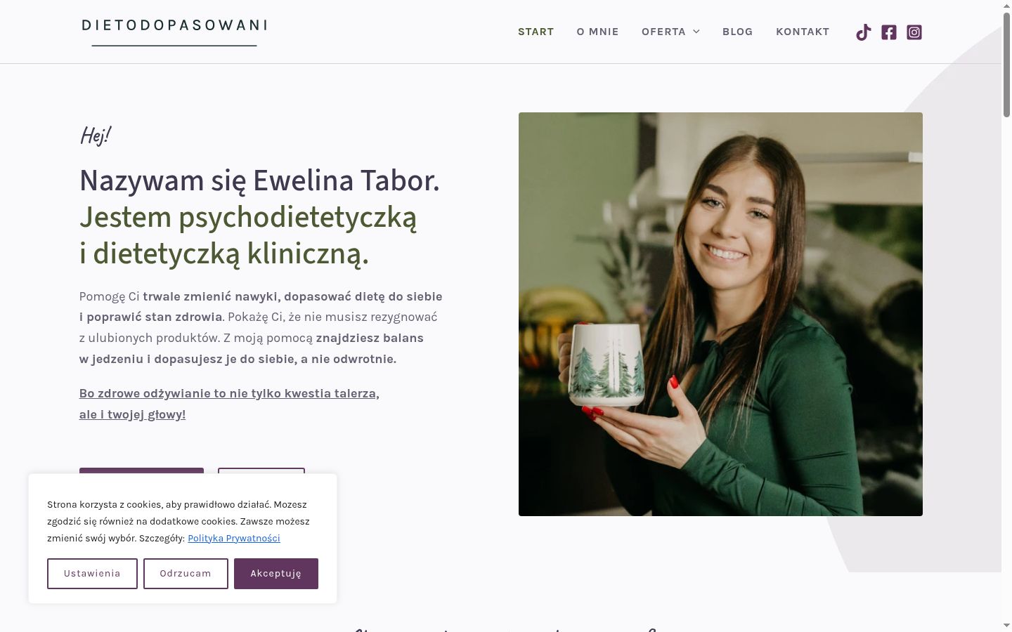Snimka zaslona bannera za privolu prikazanog prije bilo kakve interakcije