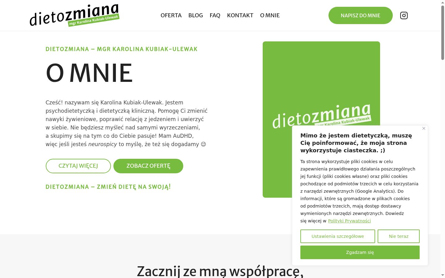 Snimka zaslona bannera za privolu prikazanog prije bilo kakve interakcije