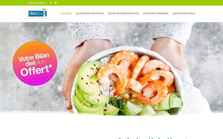 Ekrānuzņēmums no dietplus-lessablesdolonne.fr