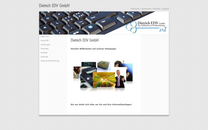 Screenshot of dietrich-edv.ch