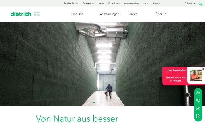 Screenshot of dietrich-isol.ch
