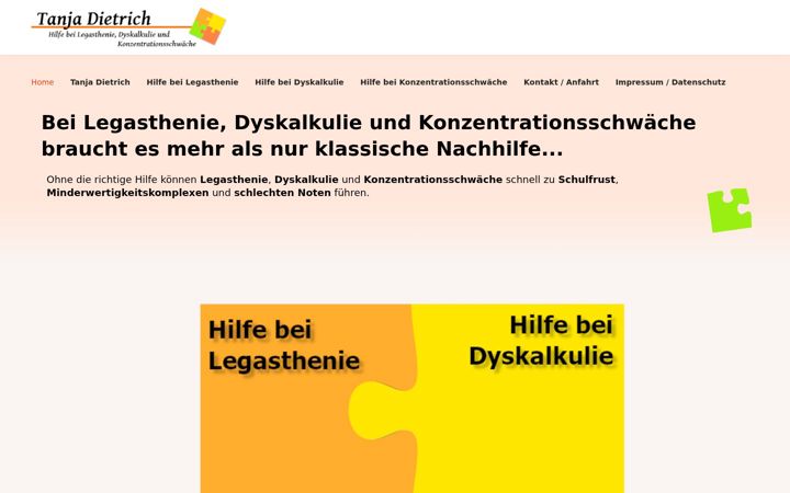 Screenshot ta' dietrich-legasthenie.de
