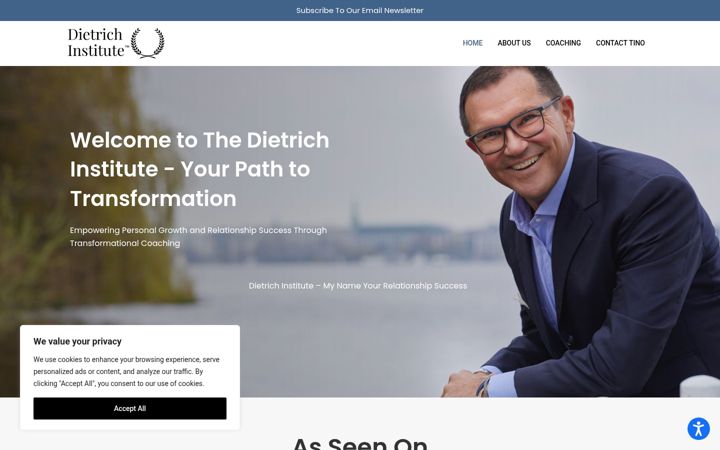 Screenshot of dietrichinstitute.com