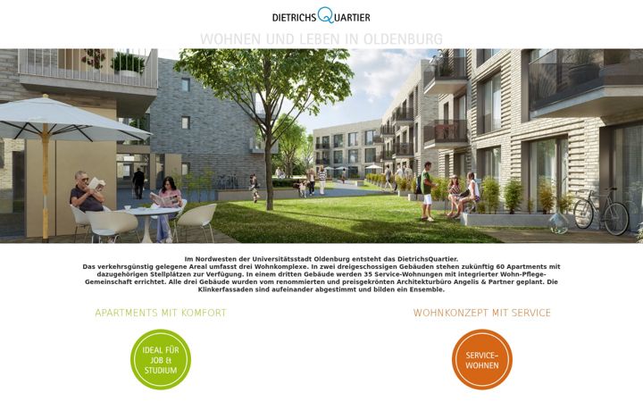 Screenshot of dietrichsweg-projekt.de