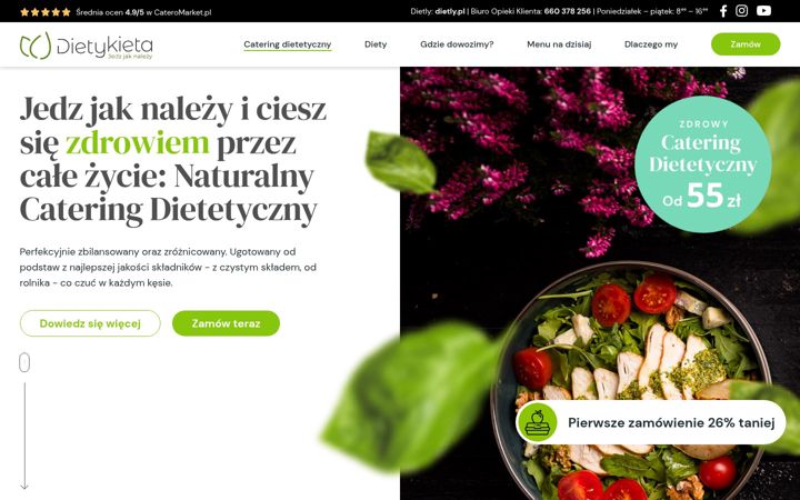 Екранна снимка на dietykieta.pl