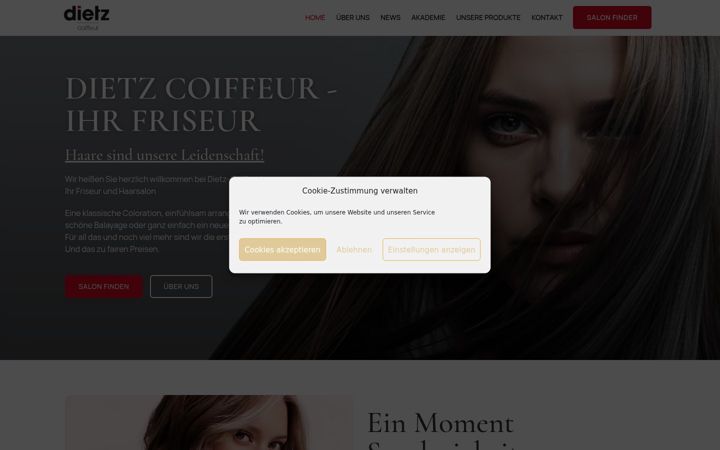 Screenshot ta' dietz-coiffeur.de