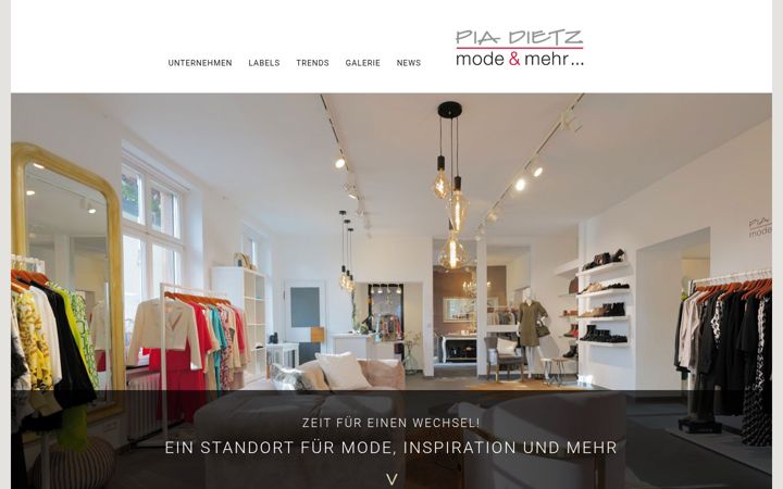 Screenshot ta' dietz-mode.de