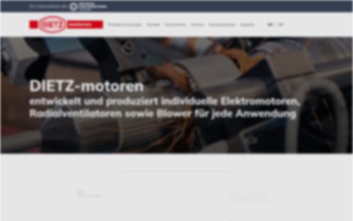 Screenshot stránky dietz-motoren.de