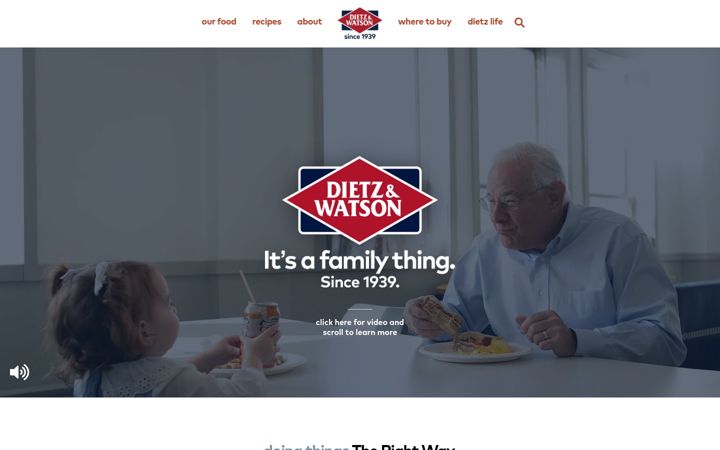 Zrzut ekranu dietzandwatson.com