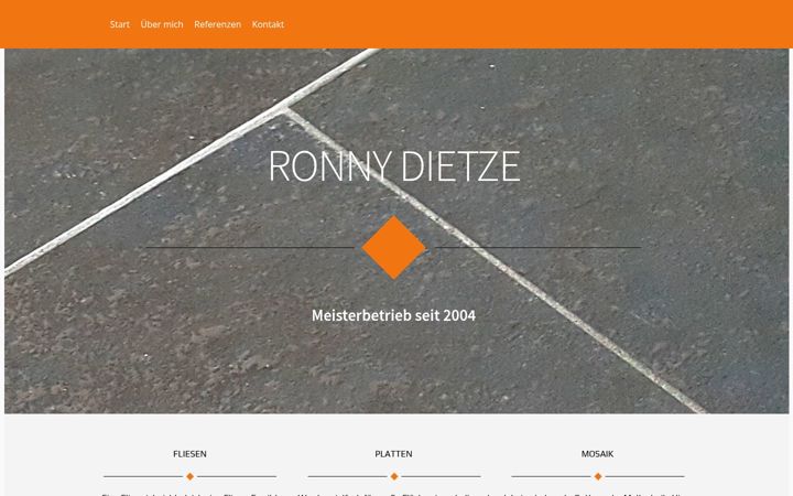 Screenshot stránky dietze-fliesen.de