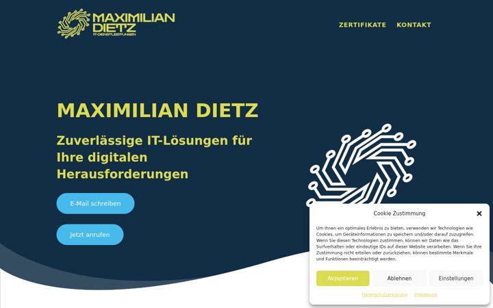 Screenshot stránky dietzmaxi.de