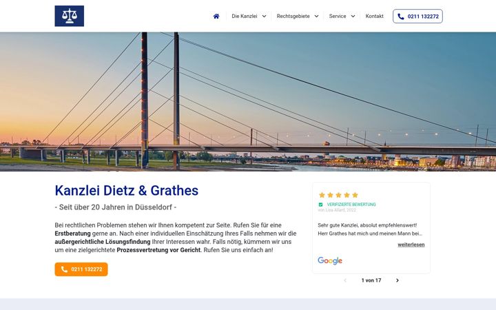 Screenshot stránky dietzundgrathes.de