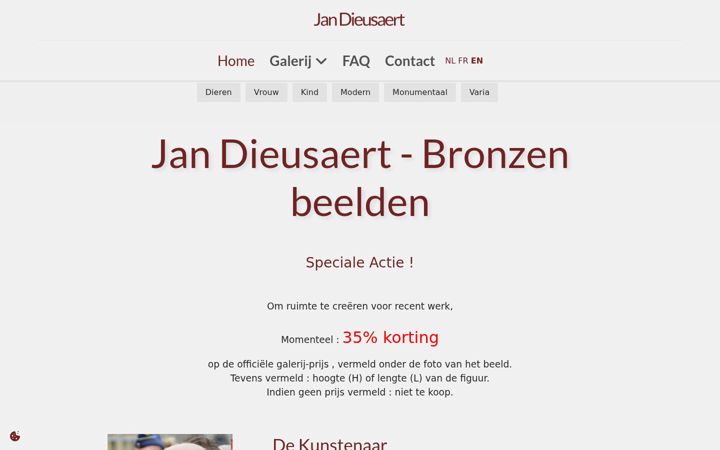 Screenshot ta' dieusaert.net