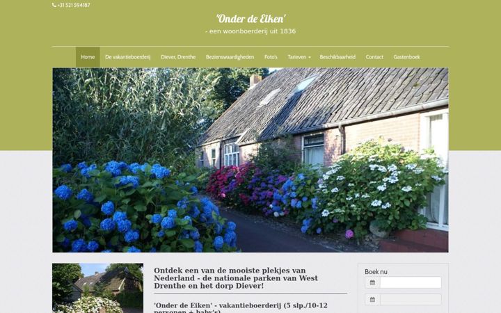 Screenshot του dieverdorp.nl