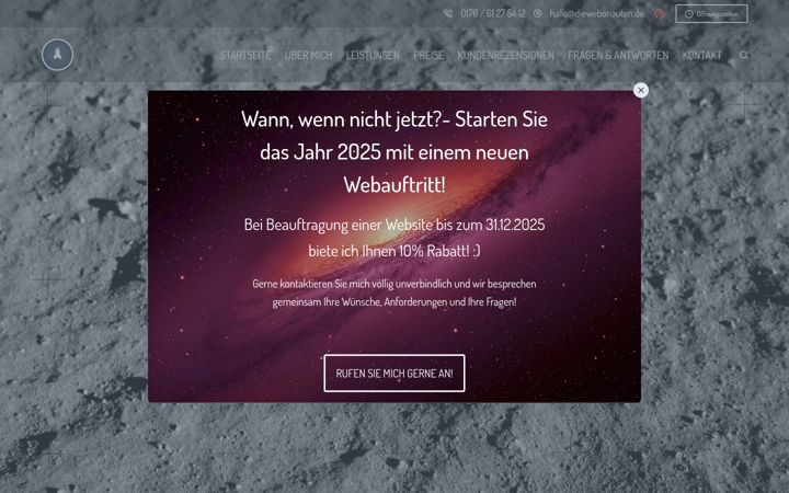 Captura de pantalla de diewebonauten.de